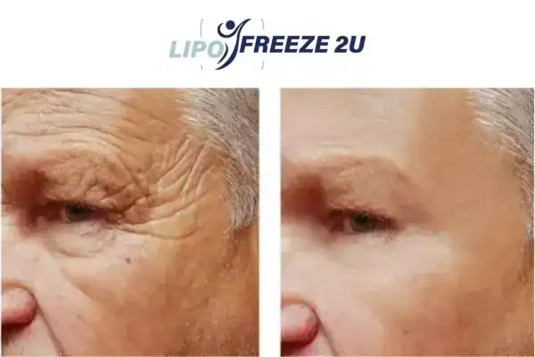 Mens before and after Morpheus 8 Fleet results.