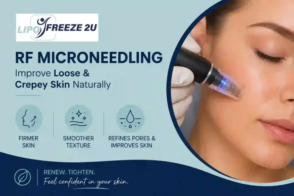 Can RF Microneedling Help Improve Loose and Crepey Skin Fleet?